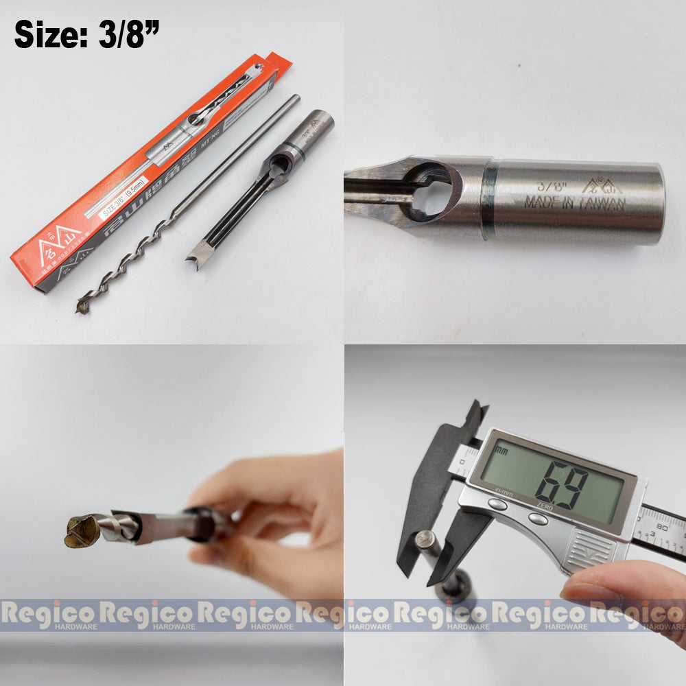 Regicocraft Hollow Square Hole Saw Mortiser Mortise Mortising Chisel Drill Wood Bit