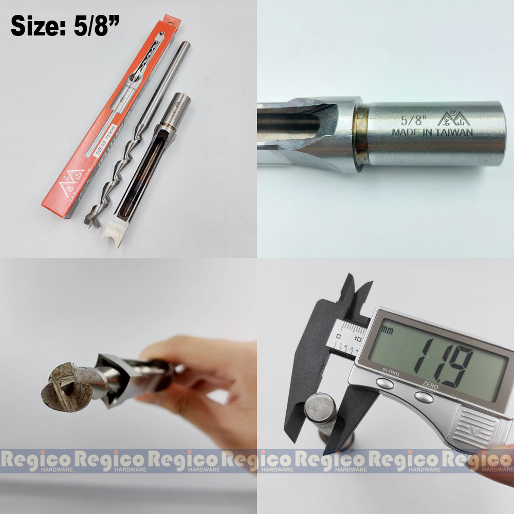 Regicocraft Hollow Square Hole Saw Mortiser Mortise Mortising Chisel Drill Wood Bit
