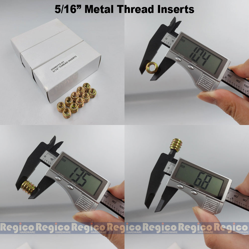 Regicocraft Metal Thread Inserts & T-Handle Wrench