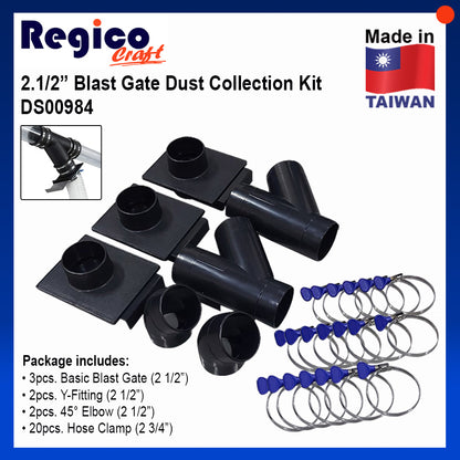 Regicocraft Blast Gate Dust Collection Kit #00984