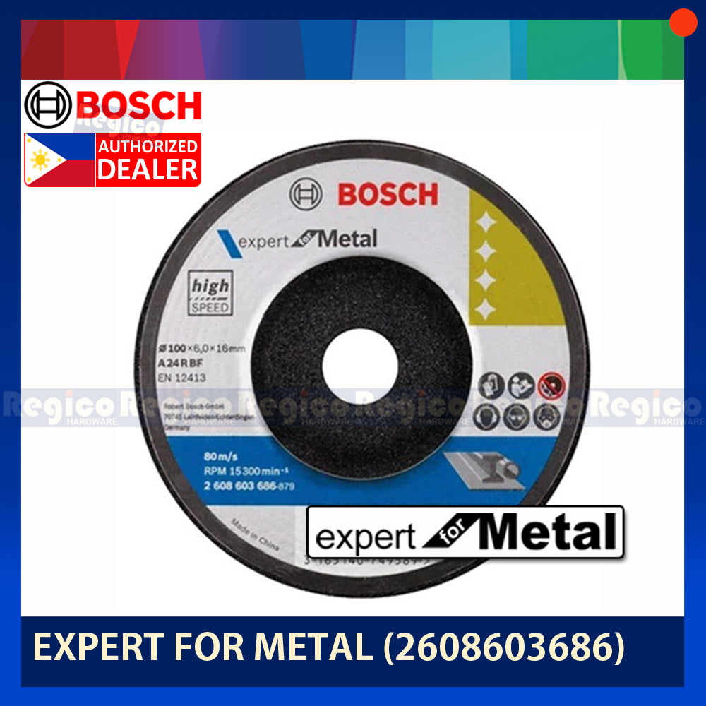 BOSCH 4" 100mm Grinding Disc for Angle Grinder Bosch Accessories