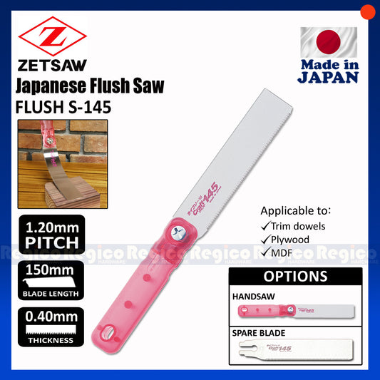 ZETSAW Japanese Hand Saw Flush Saw Flush S-145