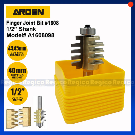 ARDEN #1608 1/2 Shank Finger Joint Bit