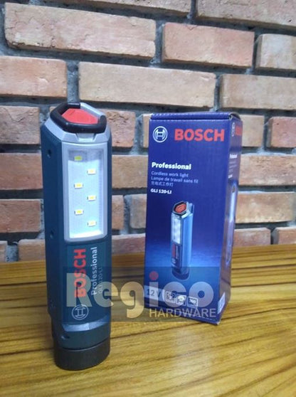 BOSCH GLI 120 12v-li Cordless Led Torch Worklight Flashlight Original Genuine Bosch Cordless Tools  (BATTERY AND CHARGER NOT INCLUDED)