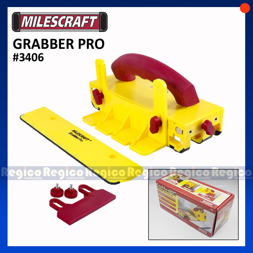 Milescraft Grabber Pro Plus Push Block for Table Saws Router Tables Band Saws & Jointers