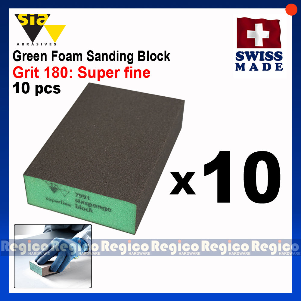 SIA Foam Sandpaper Sanding Block and Pad (7991,7983)