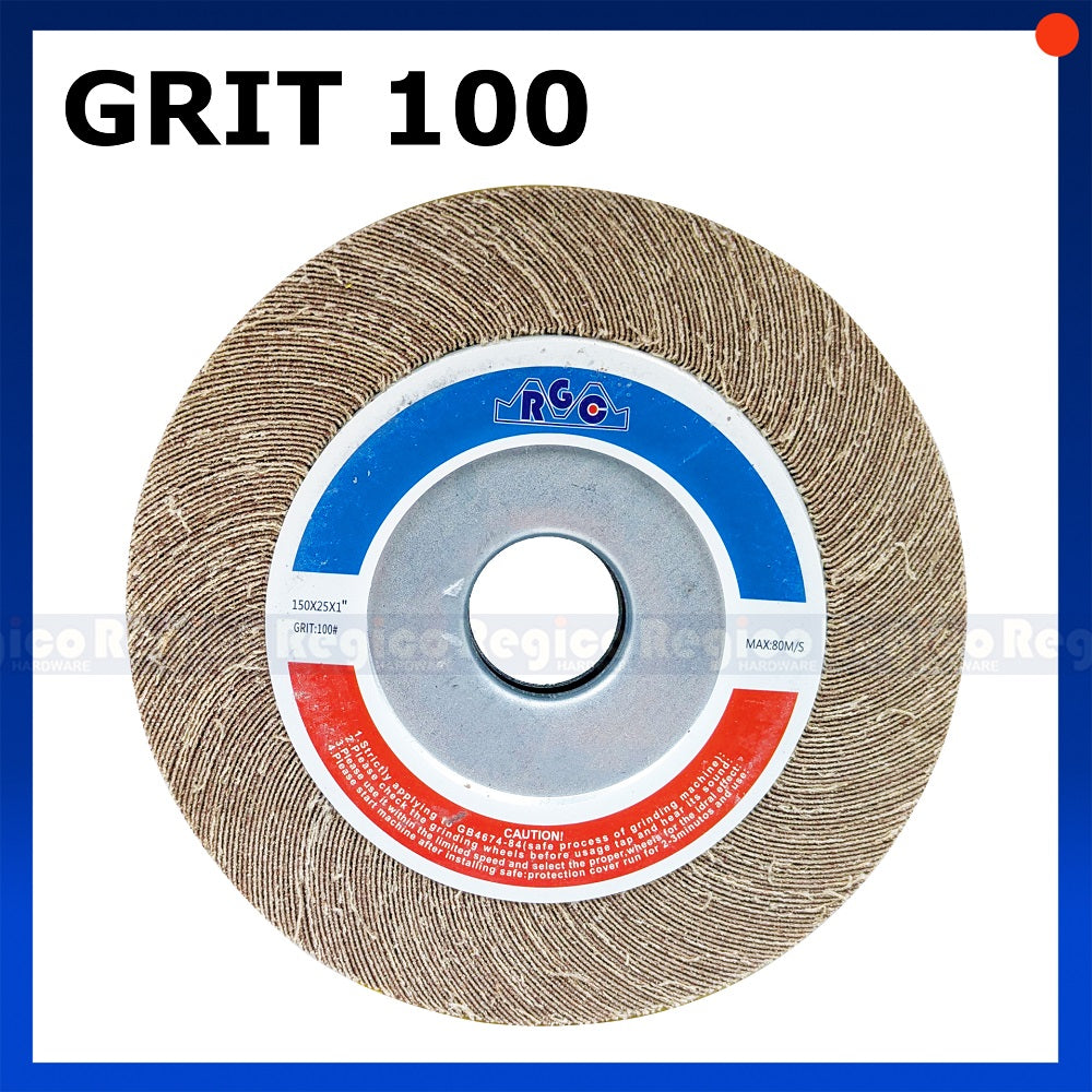 RGC  5" 150mm Non Woven Flap Wheel Grit 60 80 100 120