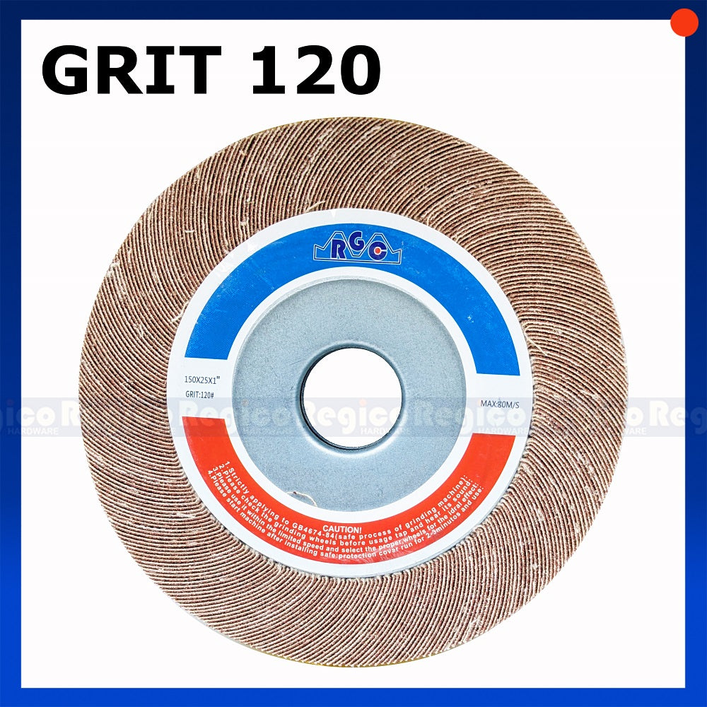 RGC  5" 150mm Non Woven Flap Wheel Grit 60 80 100 120