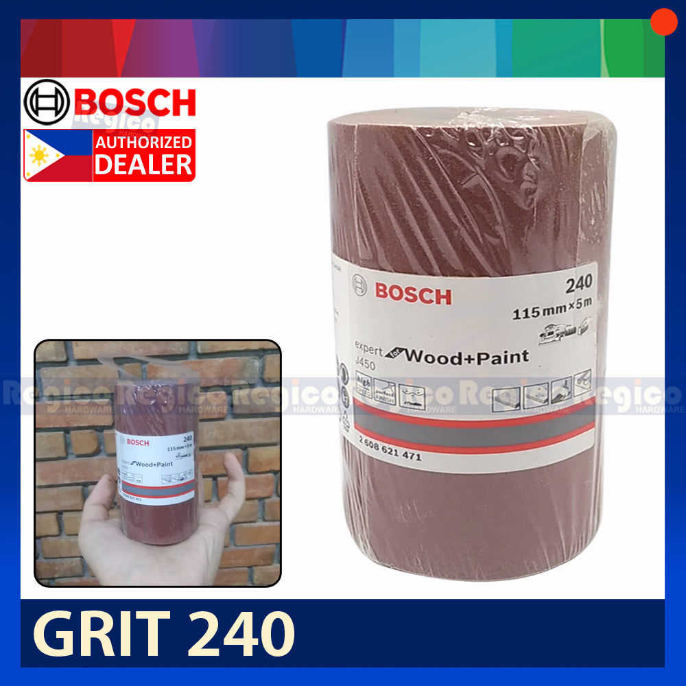 BOSCH Sanding Roll 115mm x 5mts