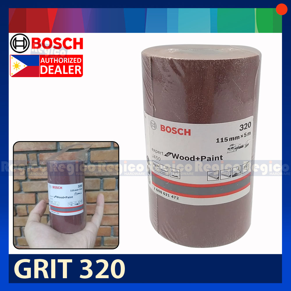 BOSCH Sanding Roll 115mm x 5mts