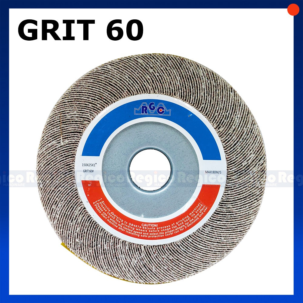 RGC  5" 150mm Non Woven Flap Wheel Grit 60 80 100 120