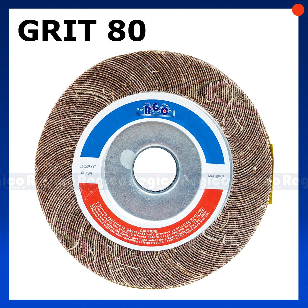 RGC  5" 150mm Non Woven Flap Wheel Grit 60 80 100 120