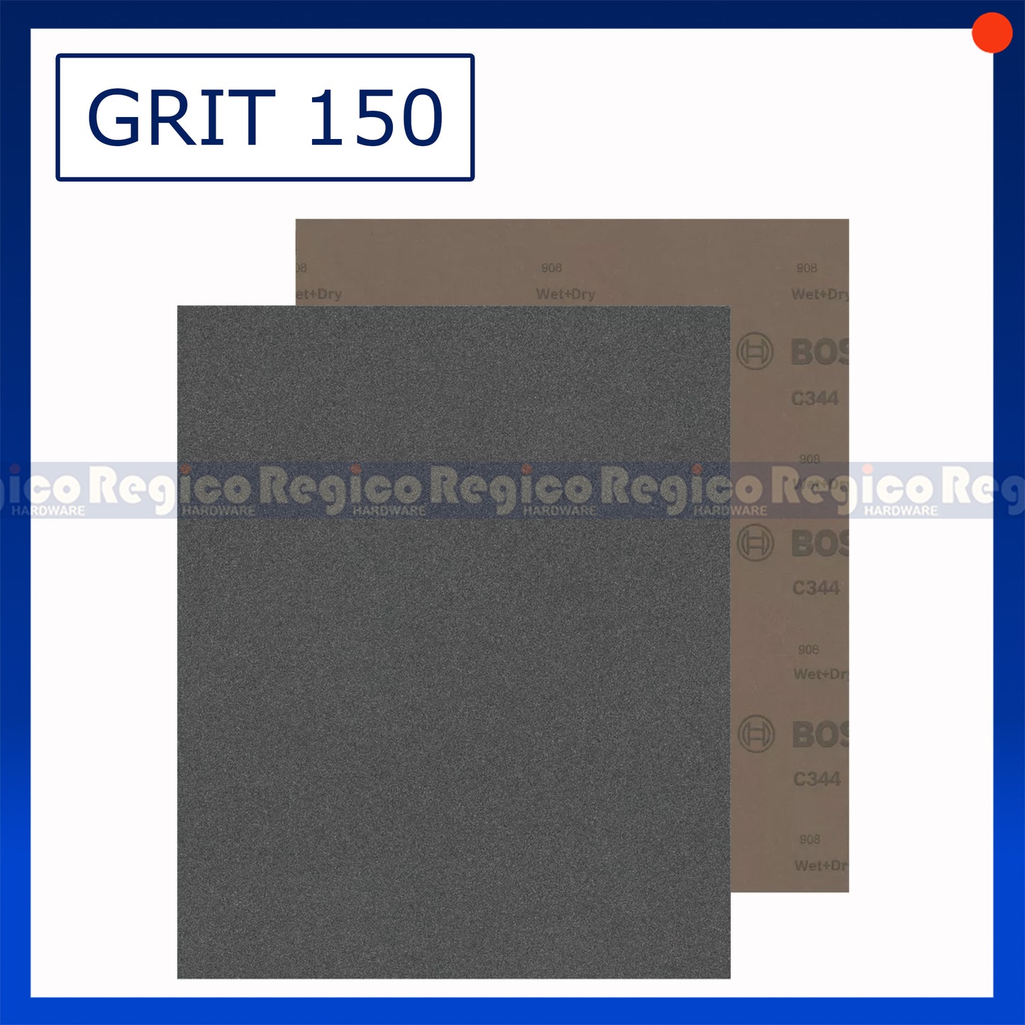 Bosch Hand Sanding Sheet Grit G60 G80 G100 G120 G150 G180 Bosch Accessories