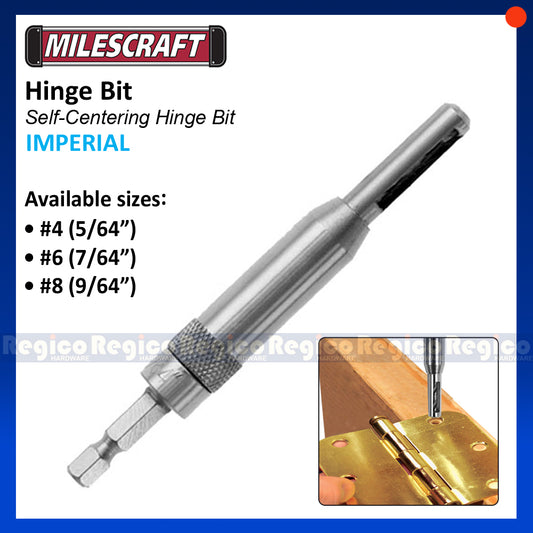 Milescraft Self Centering Hinge Bit