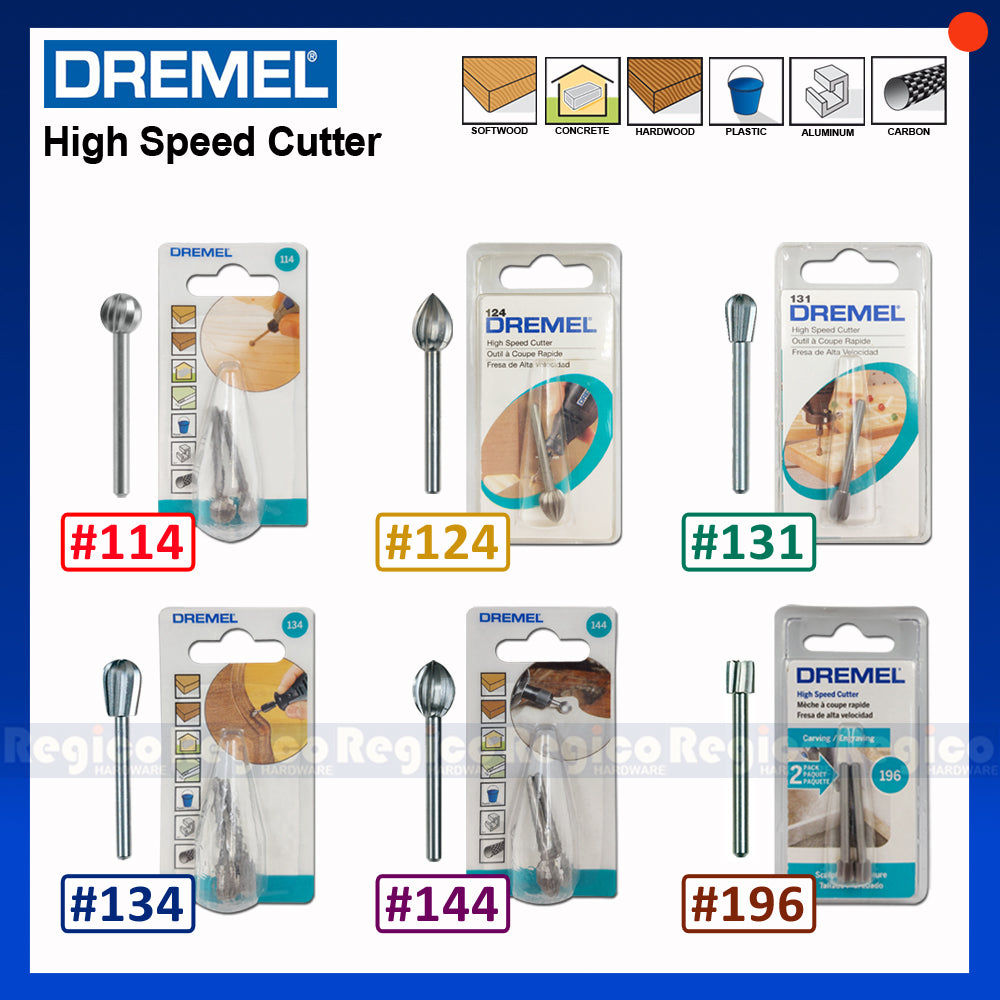 Dremel High Speed Cutter #134 #114 #124 #131 #144 #196 Dremel Accessories