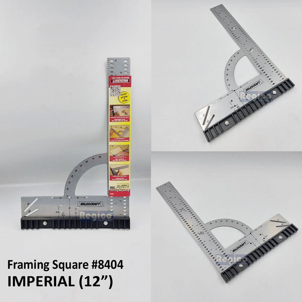 Milescraft Framing Try Square Metric Imperial