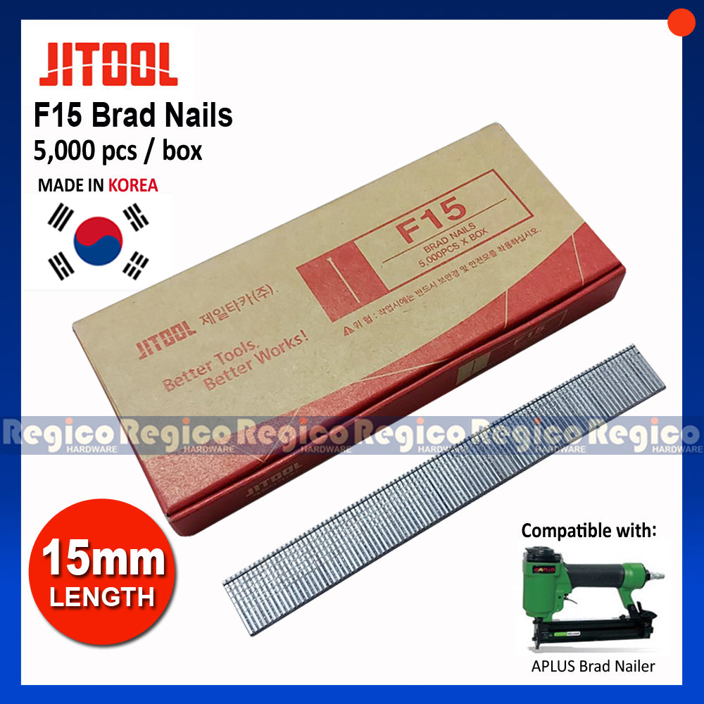 JITOOL Brad Nail Nailer Gauge 18 5000pcs/box