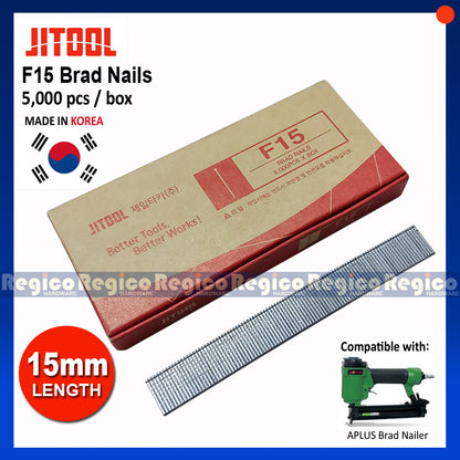 JITOOL Brad Nail Nailer Gauge 18 5000pcs/box