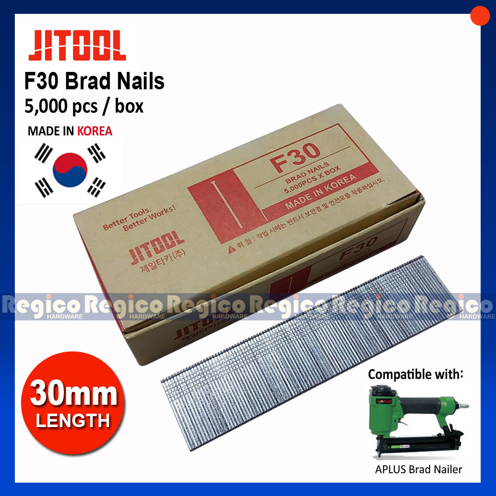 JITOOL Brad Nail Nailer Gauge 18 5000pcs/box