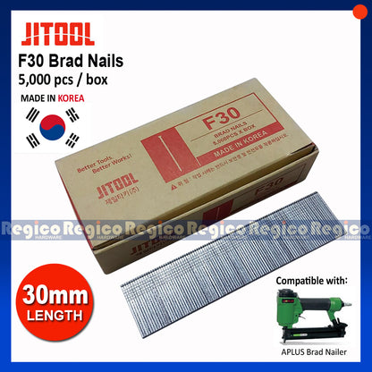 JITOOL Brad Nail Nailer Gauge 18 5000pcs/box