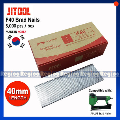 JITOOL Brad Nail Nailer Gauge 18 5000pcs/box
