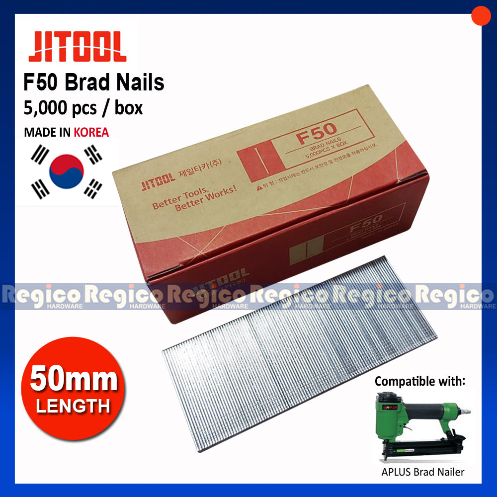 JITOOL Brad Nail Nailer Gauge 18 5000pcs/box