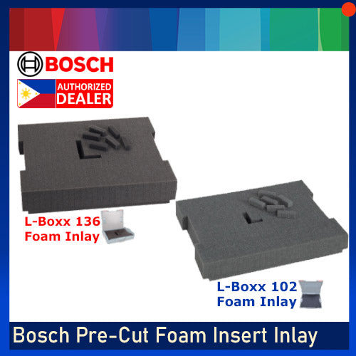 Bosch Foam Insert Inlay for Lboxx 102 136 Carrying Case Bosch Accessories
