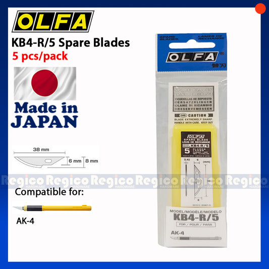 OLFA Spare Blade 5pcs per set (KB4-R5)