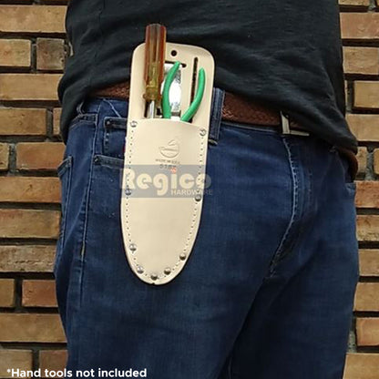 Kanroot Made in USA Top Grain Leather Knife Tool Pouch with Belt Clip 518x