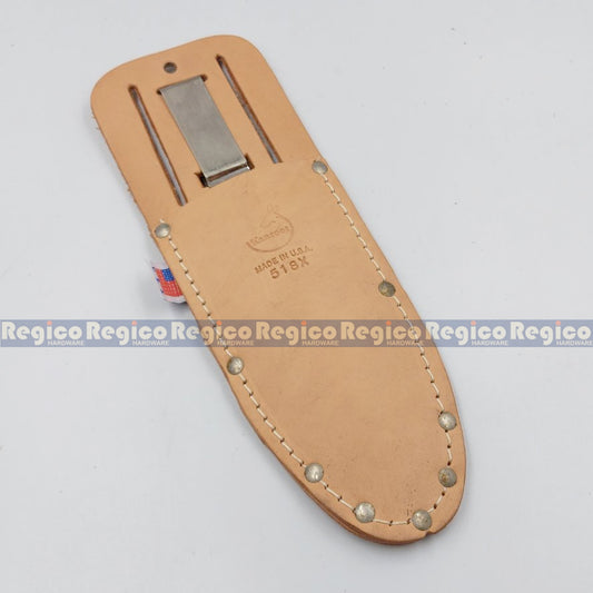 Kanroot Made in USA Top Grain Leather Knife Tool Pouch with Belt Clip 518x