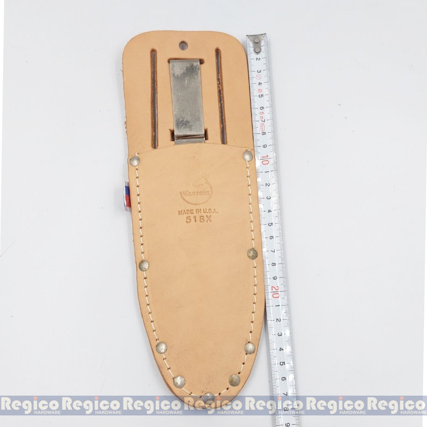 Kanroot Made in USA Top Grain Leather Knife Tool Pouch with Belt Clip 518x