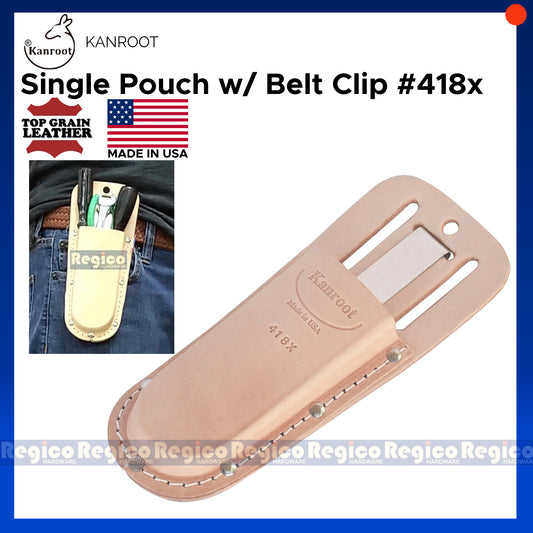 Kanroot Made in USA Top Grain Leather Tool Pouch