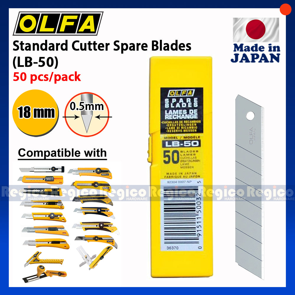 Olfa 18mm Blade Pack (LB-50)