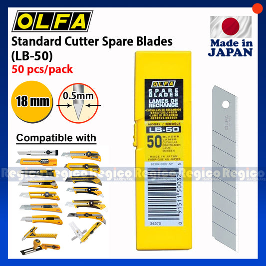 Olfa 18mm Blade Pack (LB-50)