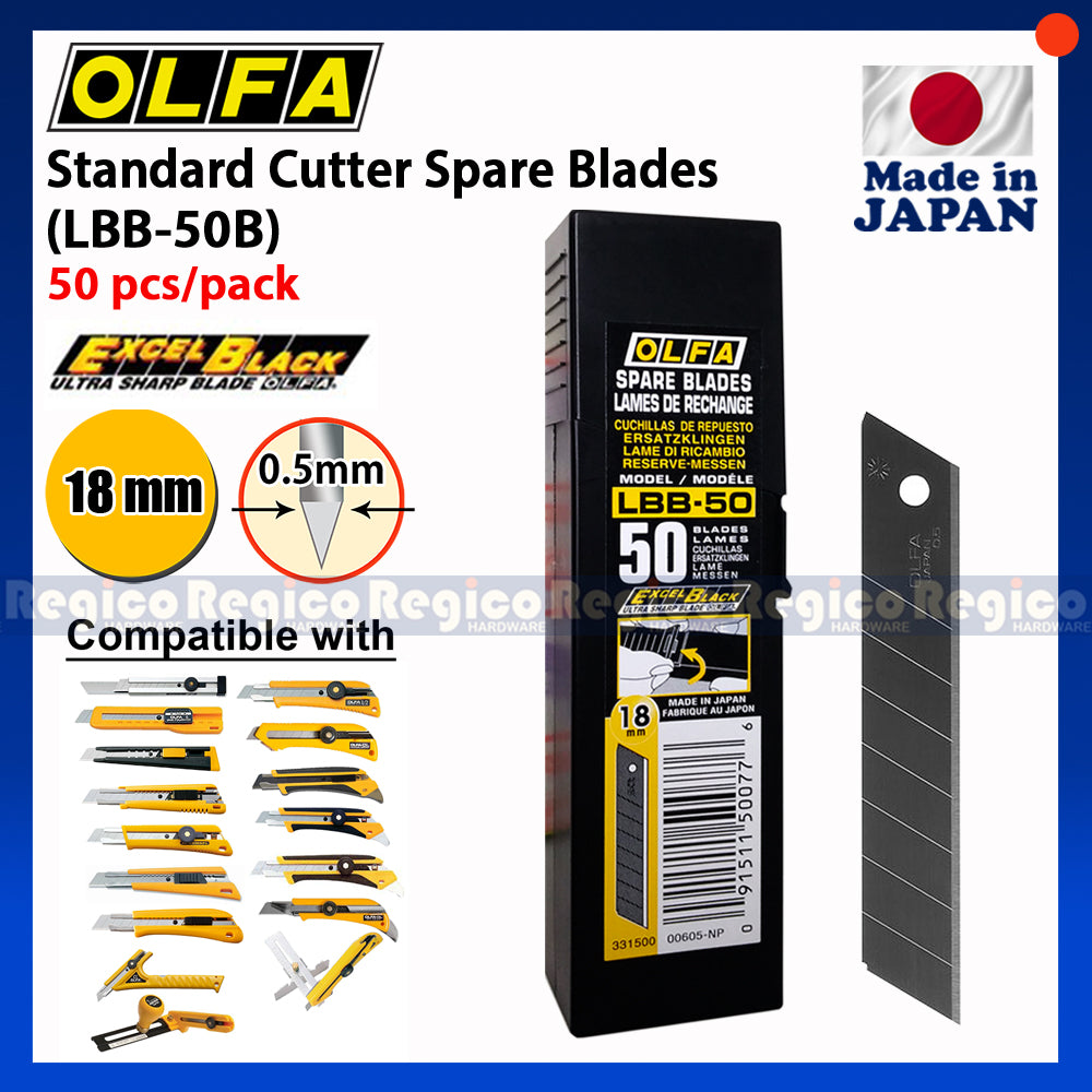 OLFA Spare cutter blade (LBB-50) 50 pcs per pack