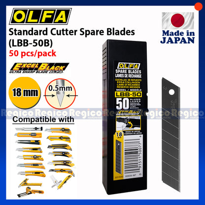 OLFA Spare cutter blade (LBB-50) 50 pcs per pack