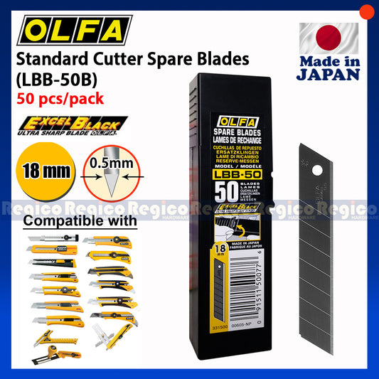 OLFA Spare cutter blade (LBB-50) 50 pcs per pack