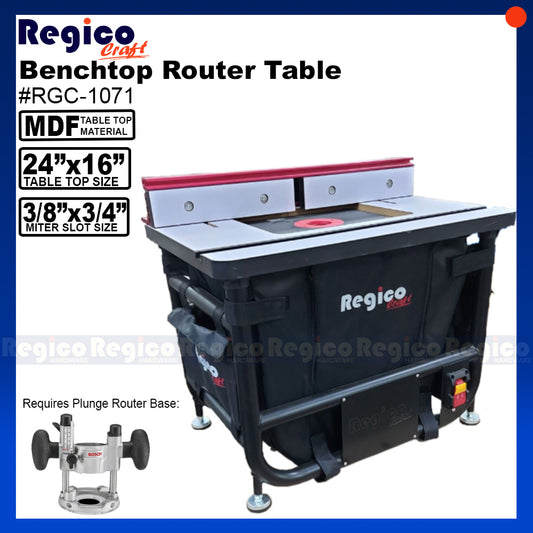 Regicocraft Benchtop Bench Top Router Table #RGC-1071
