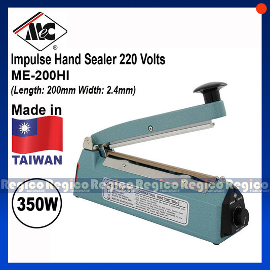 Mercier Heavy Duty Impulse Plastic Sealer with High Temperature Resistance 220V
