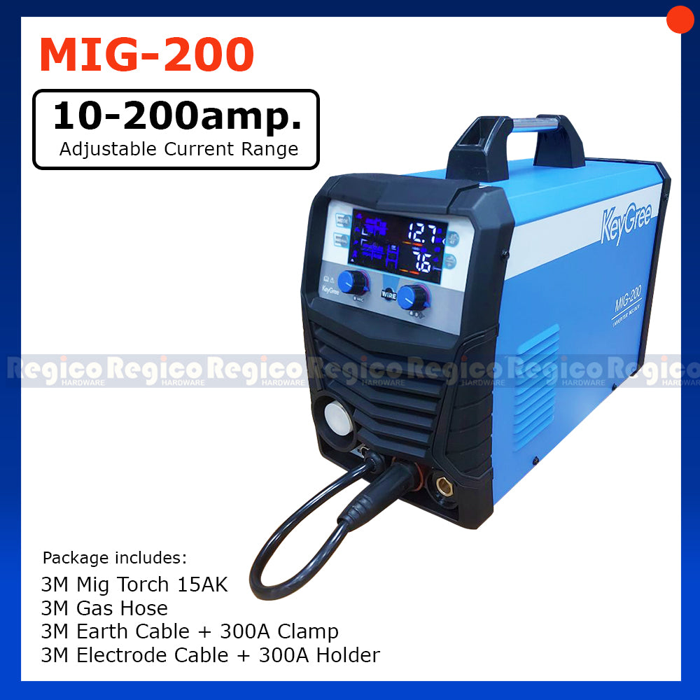 Keygree MIG Welding Machine One 1 Phase 220v x 60Hz MIG-140 MIG-160 MIG-200