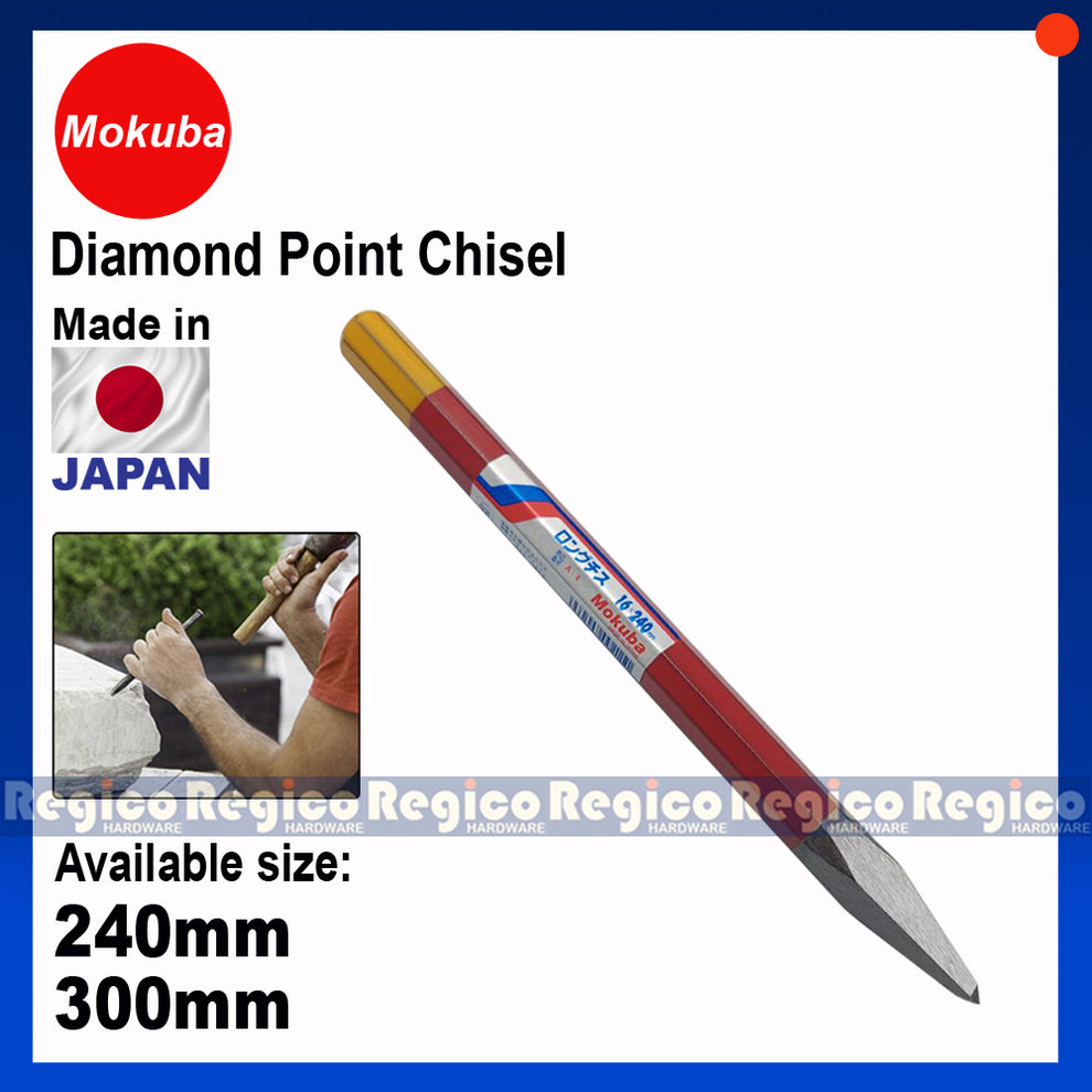 MOKUBA Diamond Pointed Hand Chisel Made in Japan A-4 – PJRegico Hardware