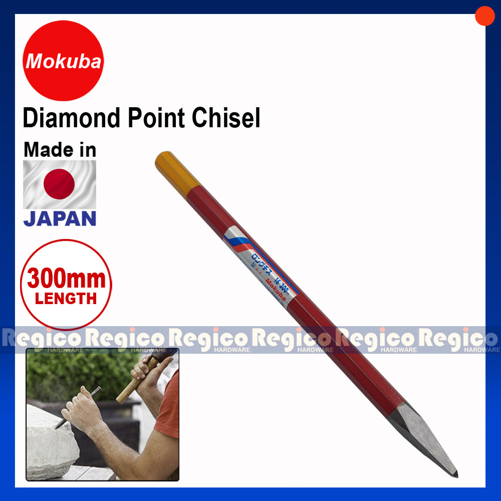 MOKUBA Diamond Pointed Hand Chisel Made in Japan A-4