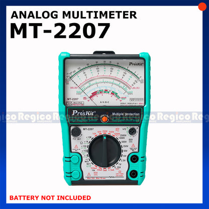 Proskit Analog Multi Meter Tester Multimeter Multitester Voltmeter Ammeter MT-2208 MT-2207