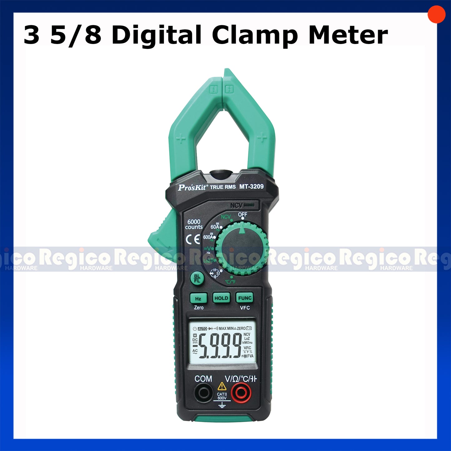 ProsKit AC DC Digital Clamp Meter MT-3209 MT-3202 Regico Hardware