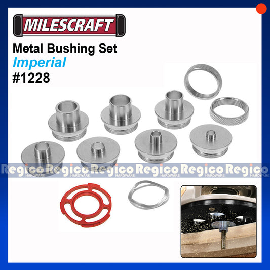 Milescraft 30.2mm Metal Bushing Set for Router Sub Base