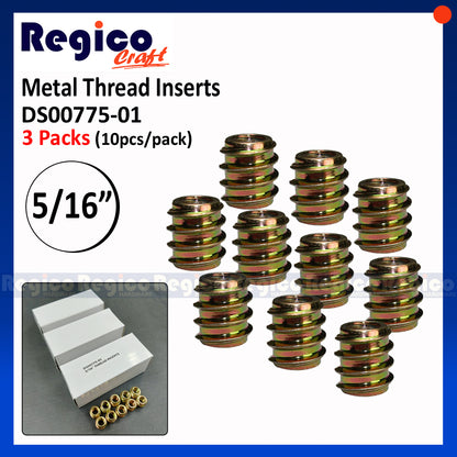Regicocraft Metal Thread Inserts & T-Handle Wrench