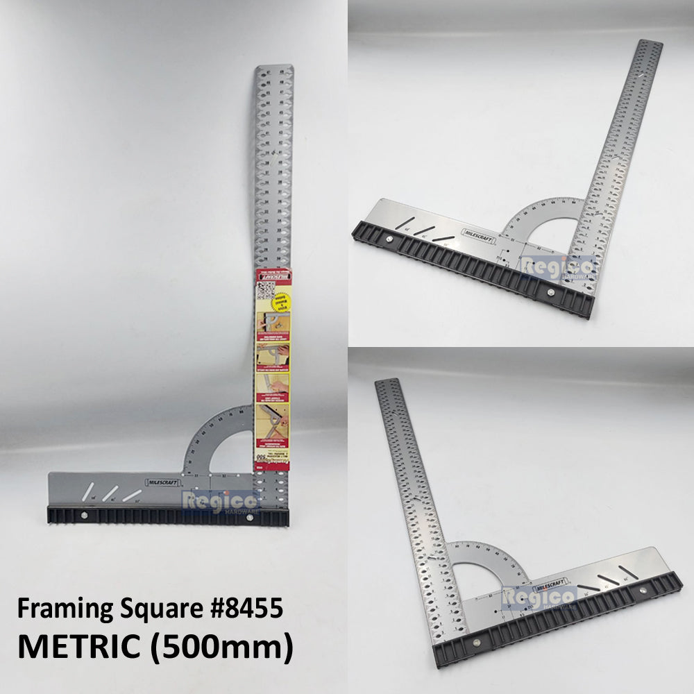 Milescraft Framing Try Square Metric Imperial