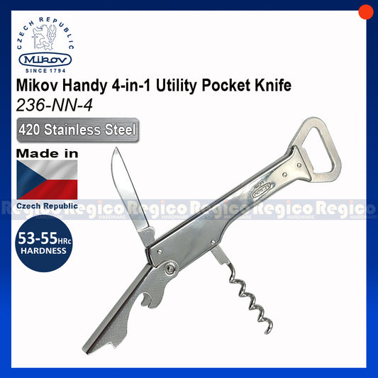 Mikov 236-NN-4 Handy 4-in-1 Utility Pocket Knife