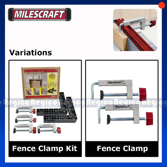 Milescraft Fence Clamp & Clamp Square Combo Kit #7350 #4009