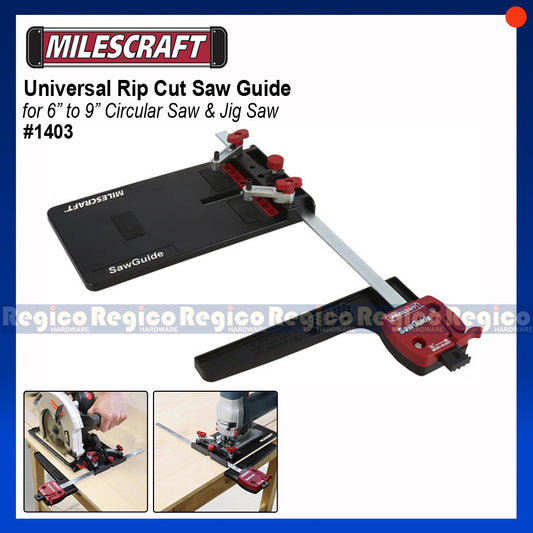 Milescraft 1403 Universal Rip Cut Jigsaw Circular Saw Guide